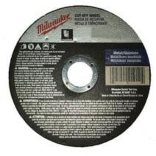 Reinforced Cut-Off Wheels, 5" x 0.045", 7/8" Arbor, Type 1, Aluminum Oxide, 13580 RPM Equipment World