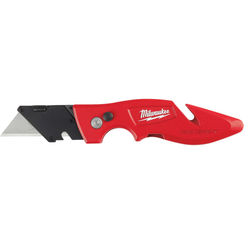 Fastback Flip Utility Knife, 2" Blade, Carbon Steel Blade, Metal Handle Equipment World
