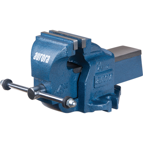 Heavy-Duty Bench Vise, 4" Jaw Width, 2-7/10" Throat Depth Equipment World
