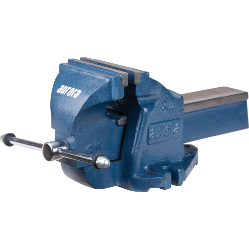 Heavy-Duty Bench Vise, 6" Jaw Width, 3-1/2" Throat Depth Equipment World