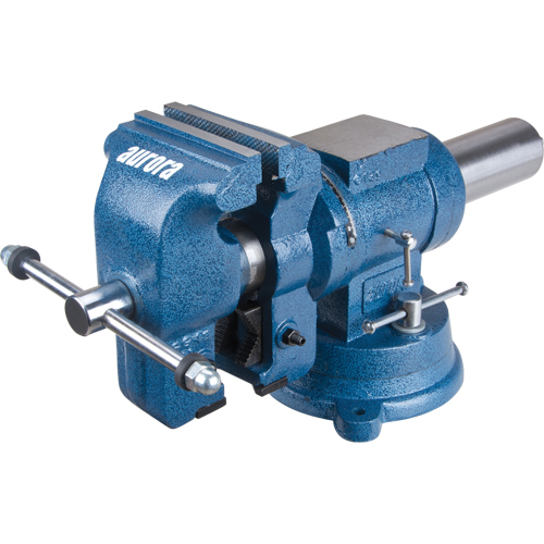 Multi-Purpose Bench Vise, 5" Jaw Width, 3-1/10" Throat Depth Equipment World