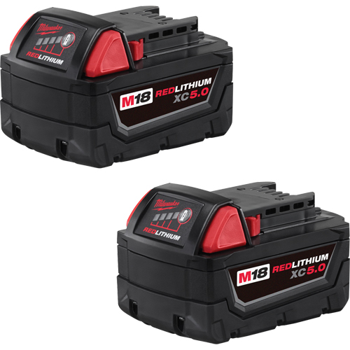 M18 Redlithium Battery Pack, Lithium-Ion, 18 V, 5.0 A Equipment World