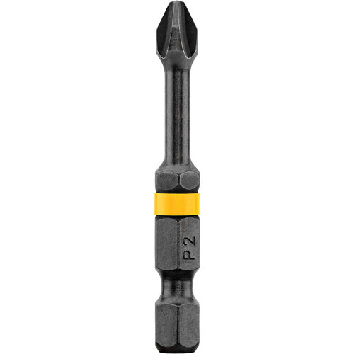 Embout Impact Ready no 2 Phillips 2' de Dewalt, Phillips, Embout #2, Prise 1/4", Longueur 2" Equipment World