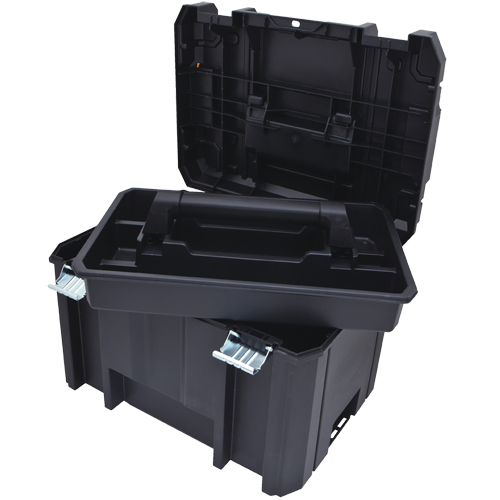TSTAK&reg; Deep Box, 17-1/4" x 13" x 11-7/8", Black Equipment World