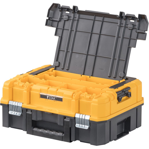 TSTAK&reg; I Tool Box with Long Handle, 17-1/4" x 13" x 6-3/8", Black Equipment World