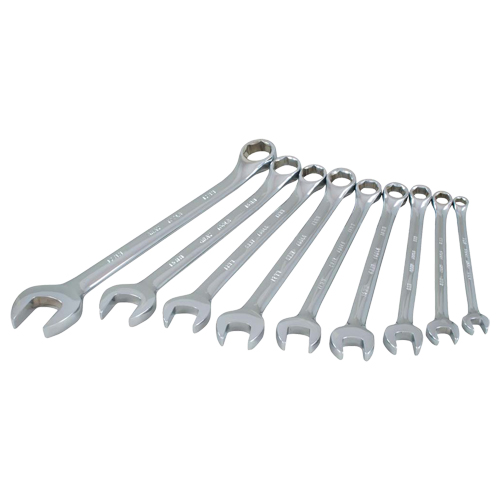 Wrench Set, Combination, 9 Pieces, Metric Equipment World