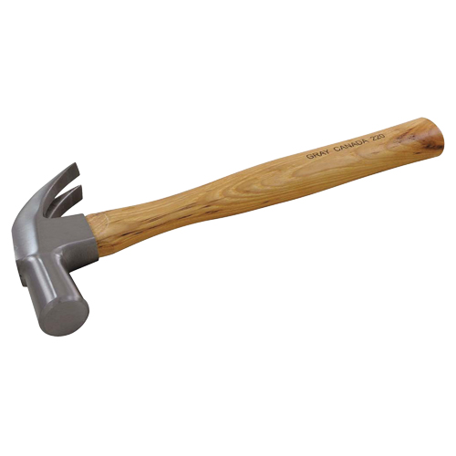 Claw Hammer, 1.25 lbs., Wood Handle, 13" L Equipment World