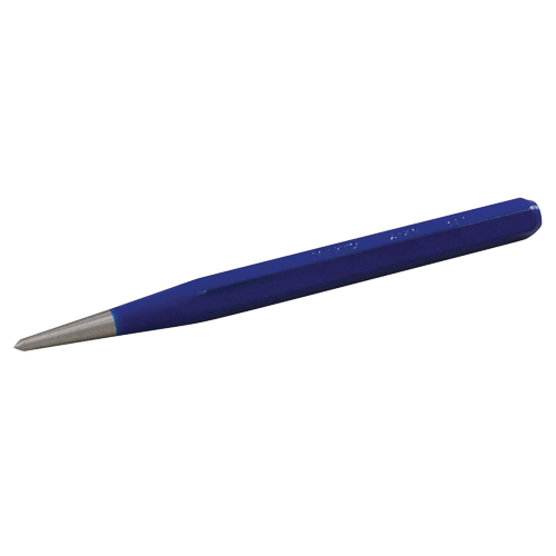 Center Punch, 3/32" Dia., 1/4" Stock Size, 4" L Equipment World