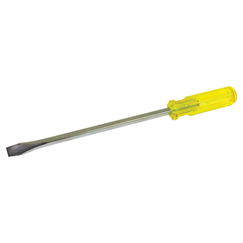 Slotted Screwdriver, 1/2", 14-1/2" L, Plastic Handle Equipment World