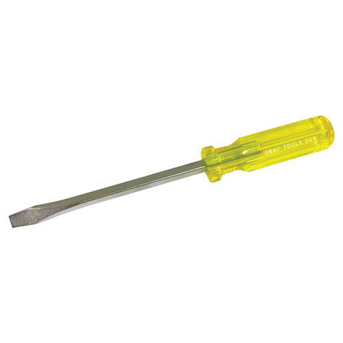 Slotted Screwdriver, 5/16", 10-1/4" L, Plastic Handle Equipment World