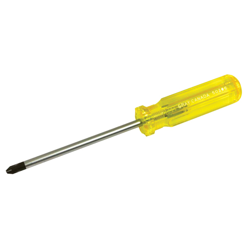 Phillips Screwdriver, #3, 10" L, Plastic Handle Equipment World