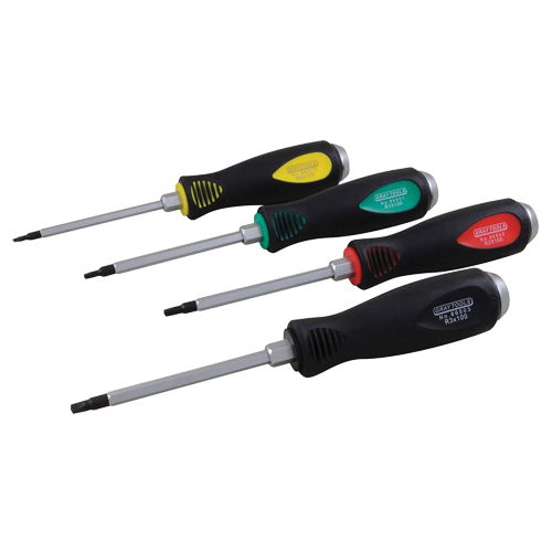 Square Recess Screwdriver Set, 4 Pcs. Equipment World