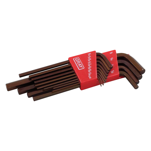 Long Arm Hex Key Set, 13 Pcs., Imperial Equipment World