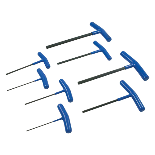 T-handle Hex Key Set, 8 Pcs., Metric Equipment World