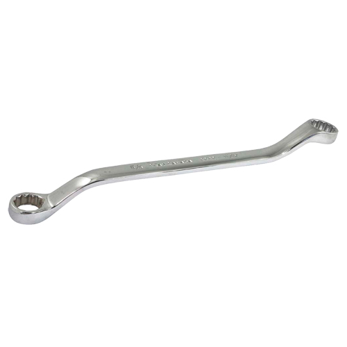 Box Wrench, 12 Point, 5/8" x 11/16", 15° Offset, Chrome Finish Equipment World