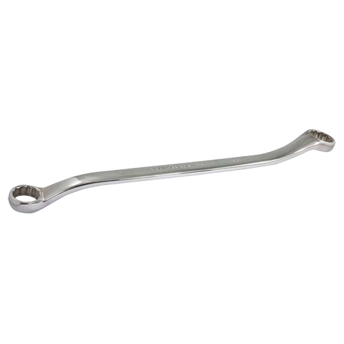 Box End Wrench, 12 Point, 20 mm x 22 mm, 15° Offset, Chrome Finish Equipment World