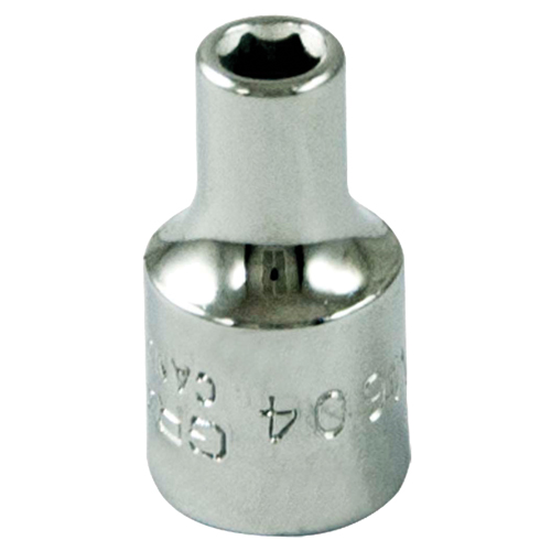 Socket, 4 mm, 1/4" Drive, 6 Points Equipment World
