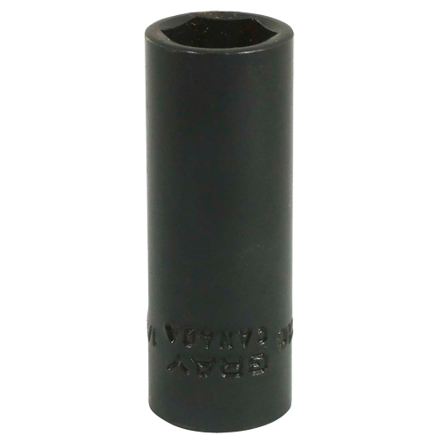 Socket, Impact, 1/2", 3/8" Drive, 6 Points, Deep Equipment World