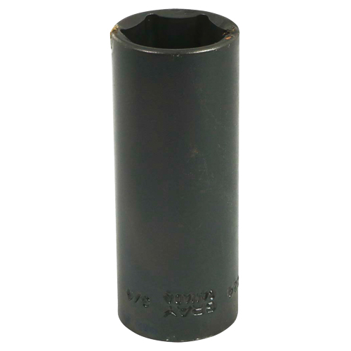 Socket, Impact, 3/4", 3/8" Drive, 6 Points, Deep Equipment World