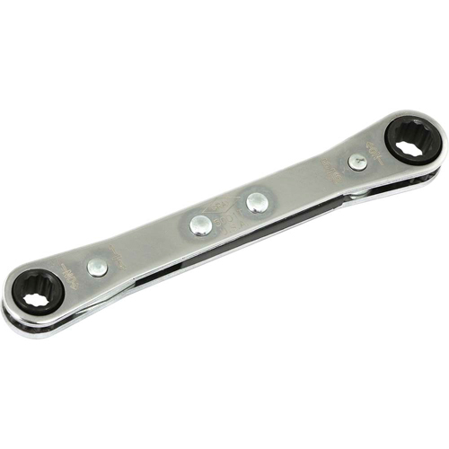 Flat Ratcheting Box Wrench, 1/4" Drive, Plain Handle Equipment World