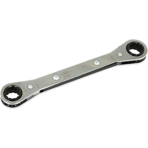 Flat Ratcheting Box Wrench  , 1/2" Drive, Plain Handle Equipment World