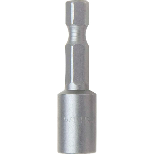 Nutsetter, 1/4" Tip, 1/4" Drive, 2-9/16" L, Magnetic Equipment World
