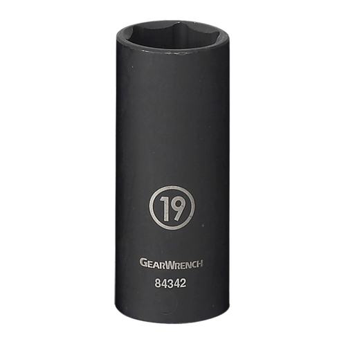 Socket, Impact, 17 mm, 3/8" Drive, 6 Points, Deep Equipment World