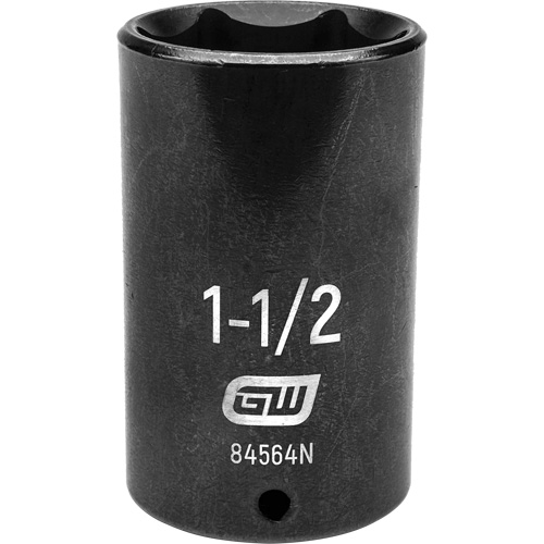 Socket, Impact, 1-1/2", 1/2" Drive, 6 Points, Deep Equipment World