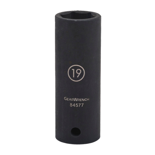 Socket, Impact, 17 mm, 1/2" Drive, 6 Points, Deep Equipment World