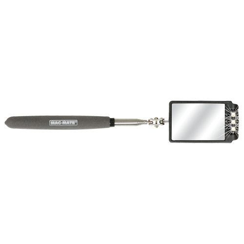 Inspection Mirror, Rectangular, 2-3/4" L x 1-7/8" W, Telescopic Equipment World