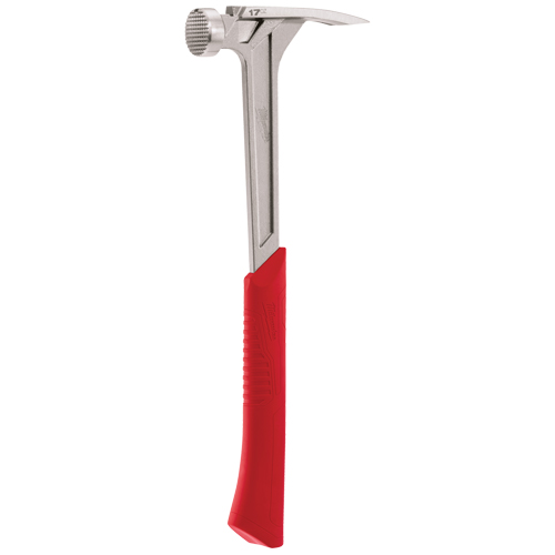 Milled Face Framing Hammer, 17 oz., Solid Steel Handle, 16-1/8" L Equipment World