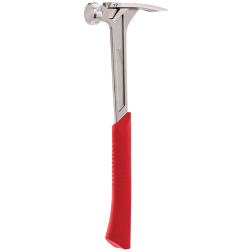 Smooth Face Framing Hammer, 17 oz., Solid Steel Handle, 16-1/8" L Equipment World