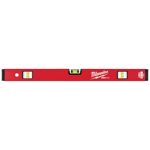 Redstick Compact Level, Box, 2' L, Steel, 3, Non-Magnetic Equipment World
