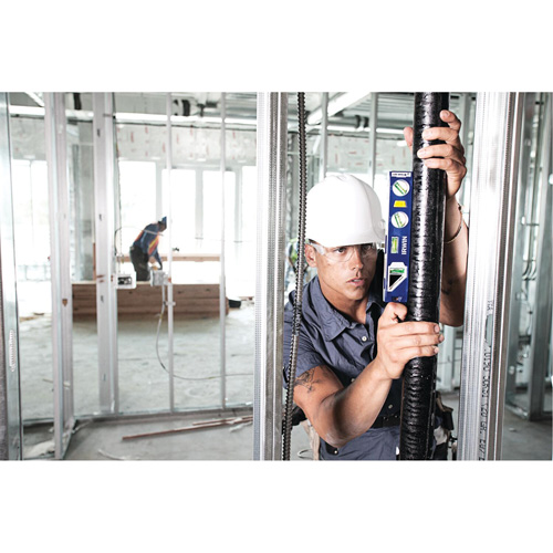 Niveau torpille robuste de s&eacute;rie 250, 9" lo, Aluminium, 4 fioles, Magn&eacute;tique Equipment World