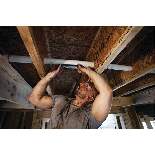 Niveau torpille robuste de s&eacute;rie 250, 9" lo, Aluminium, 4 fioles, Magn&eacute;tique Equipment World