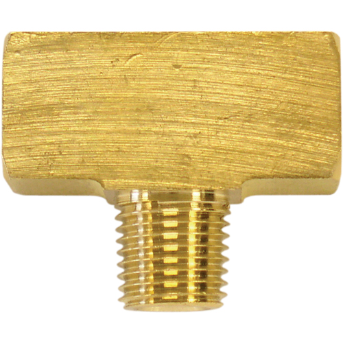 Male Branch Tee, Brass, 1/4" Equipment World