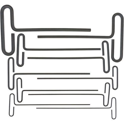Loop T-Handle Hex Key Set, 10 Pcs., Imperial Equipment World