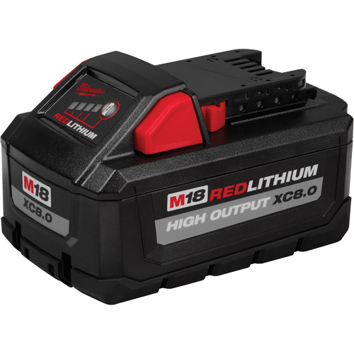 M18 Redlithium High Output XC8.0 Battery Pack, Lithium-Ion, 18 V, 8.0 Ah Equipment World