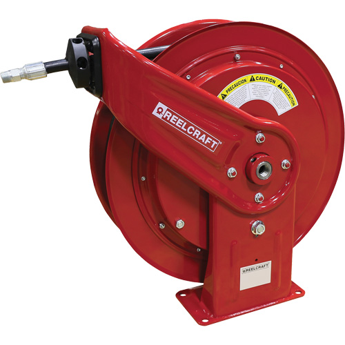 HD70000 Mobile Base Hose Reel, Oils, 3/8" x 75', Single Hose, 2600 PSI Equipment World