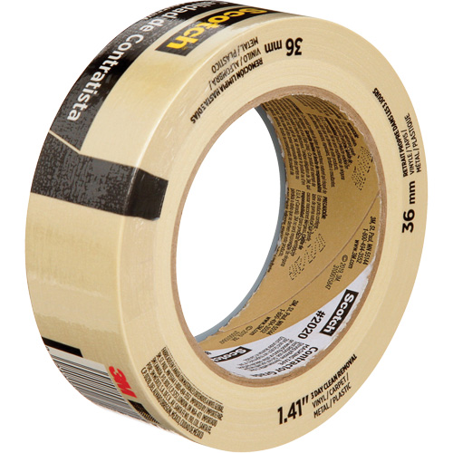 Ruban-cache Scotch pour entrepreneurs 2020, 36 mm (1-1/2") x 55 m (180'), Beige Equipment World