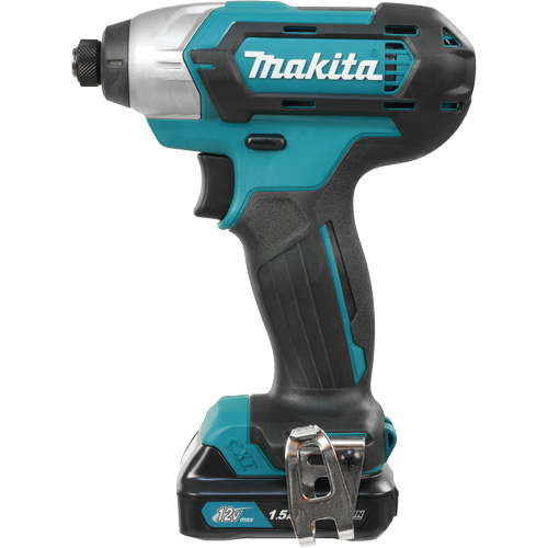 CXT Impact Driver Kit, 1/4", 970 in-lbs Max. Torque, 12 V, Lithium-Ion Equipment World