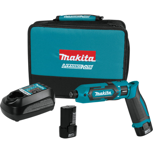 Impact Driver Kit, 1/4", 220 in-lbs Max. Torque, 7.2 V, Lithium-Ion Equipment World