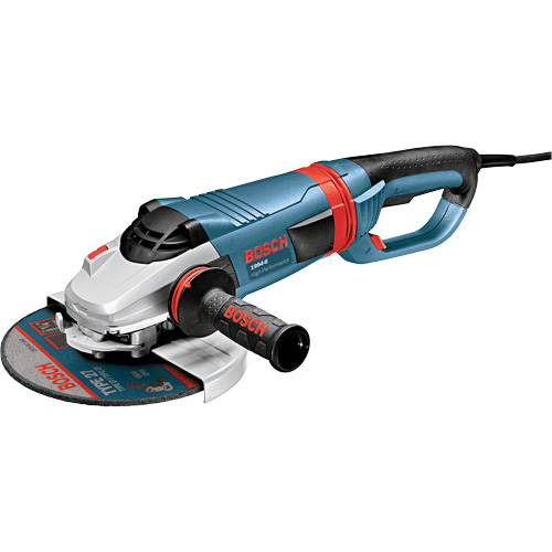 High Performance Large Angle Grinder, 9", 120 V, 15 A, 6500 RPM Equipment World