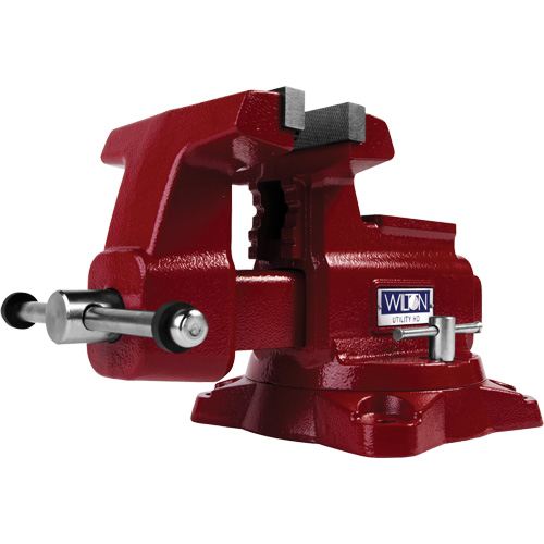 Utility HD Bench Vise, 6-1/2" Jaw Width, 4-1/4" Throat Depth Equipment World