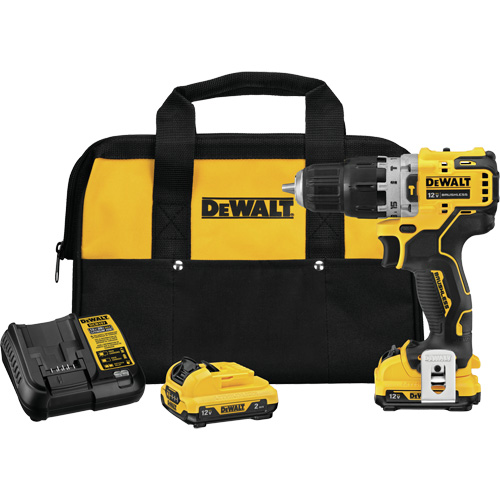Xtreme Brushless Hammer Drill Kit, 12 V, 3/8", 250 UWO, 0-1500 RPM Equipment World