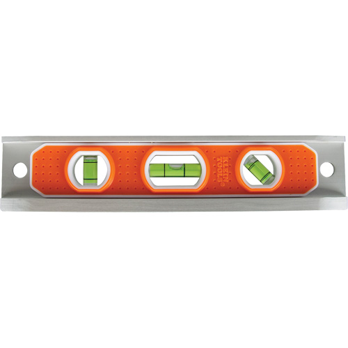 Torpedo Level, 9" L, Aluminum, 3 Vials, Magnetic Equipment World