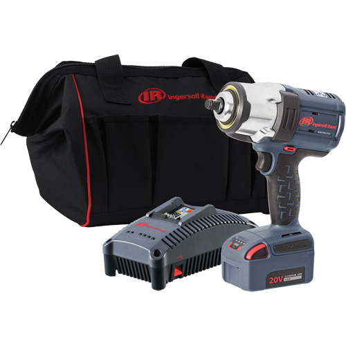 IQv20 High Torque Cordless Impact Wrench Kit, 20 V, 1/2" Socket Equipment World