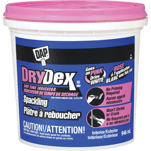 DryDex&reg; Spackling, 946 ml, Plastic Container Equipment World