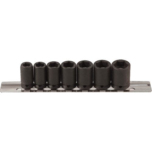 Magnetic Socket Set, 7 Pcs, Impact, 1/4" Drive Size Equipment World
