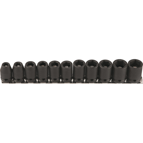 Magnetic Socket Set, 11 Pcs, Impact, 3/8" Drive Size Equipment World